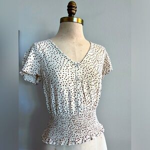 Jasper Polka Dot Crop Top